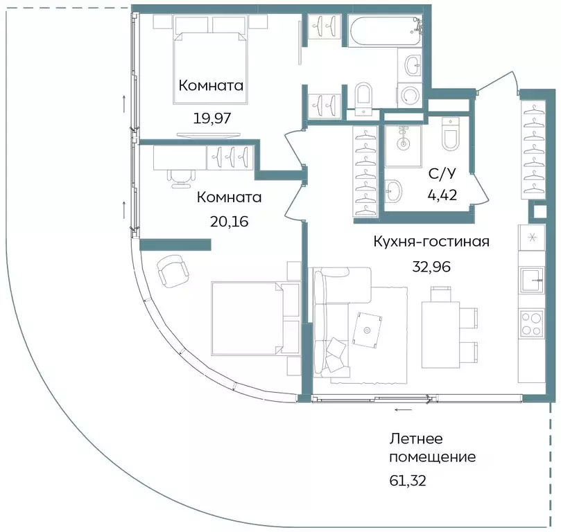 3-к кв. Крым, Саки ул. Морская (138.83 м) - Фото 1