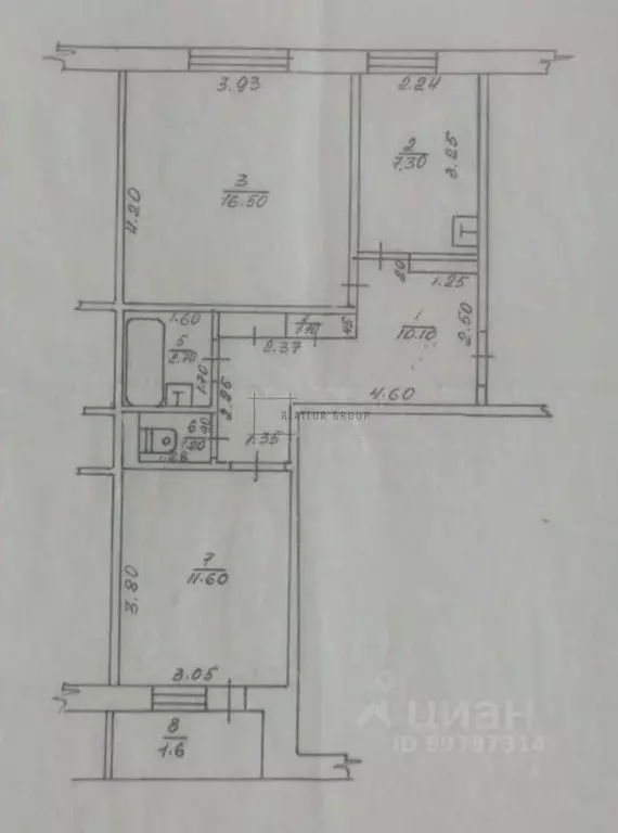 2-к кв. Новосибирская область, Барабинск ул. Карла Маркса, 117 (52.1 ... - Фото 2