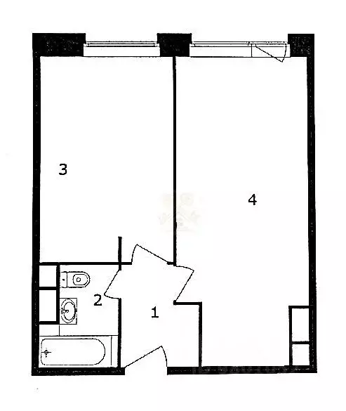 1-к кв. Москва просп. Лихачева, 20 (44.5 м) - Фото 2