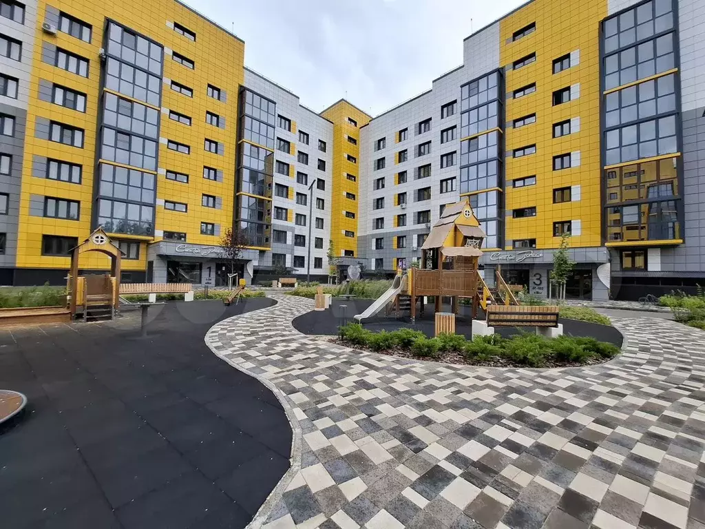 1-к. квартира, 39 м, 4/7 эт. - Фото 1
