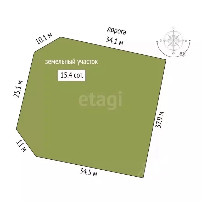 Участок в Архангельская область, Архангельск Зеленец мкр,  (15.37 ... - Фото 2