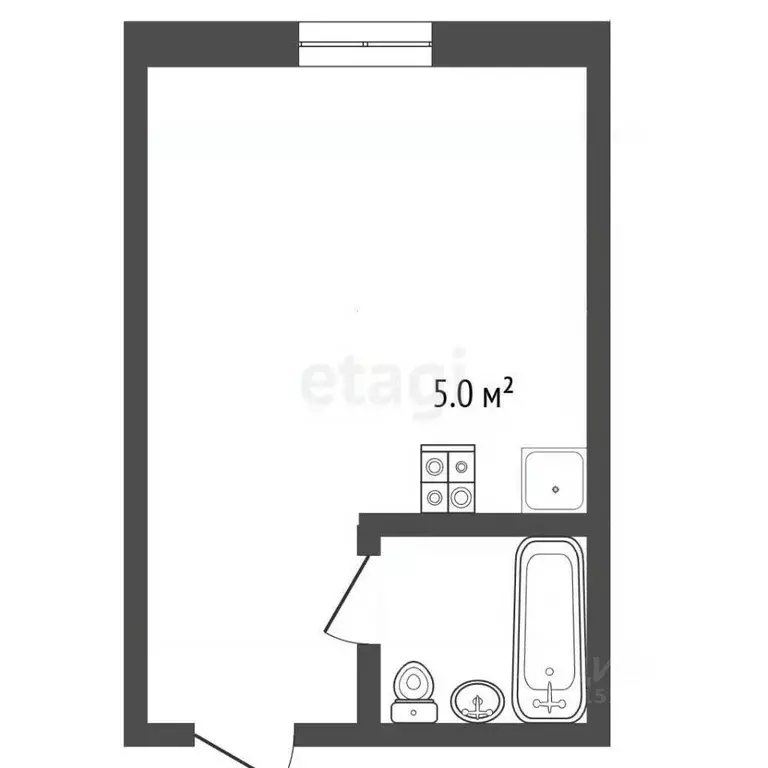 Студия Ямало-Ненецкий АО, Новый Уренгой Лимбяяха мкр, Надежда мкр, 17 ... - Фото 1
