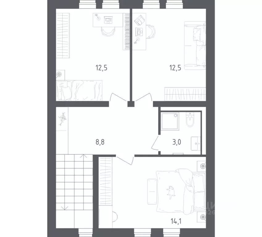 Дом в Московская область, Пушкинский городской округ, с. Семеновское  ... - Фото 2