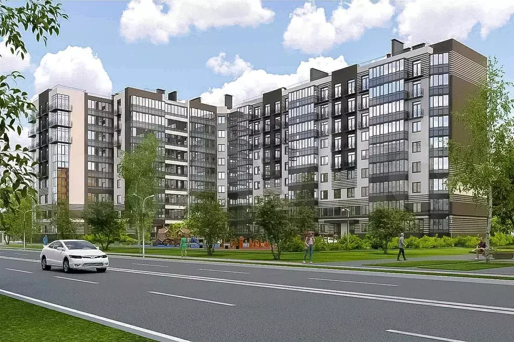 Квартира-студия, 35,8 м, 4/9 эт. - Фото 1
