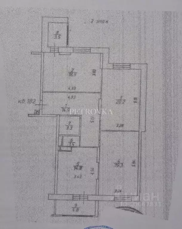 3-к кв. Московская область, Пушкино Новая Деревня мкр, Набережная ул., ... - Фото 2