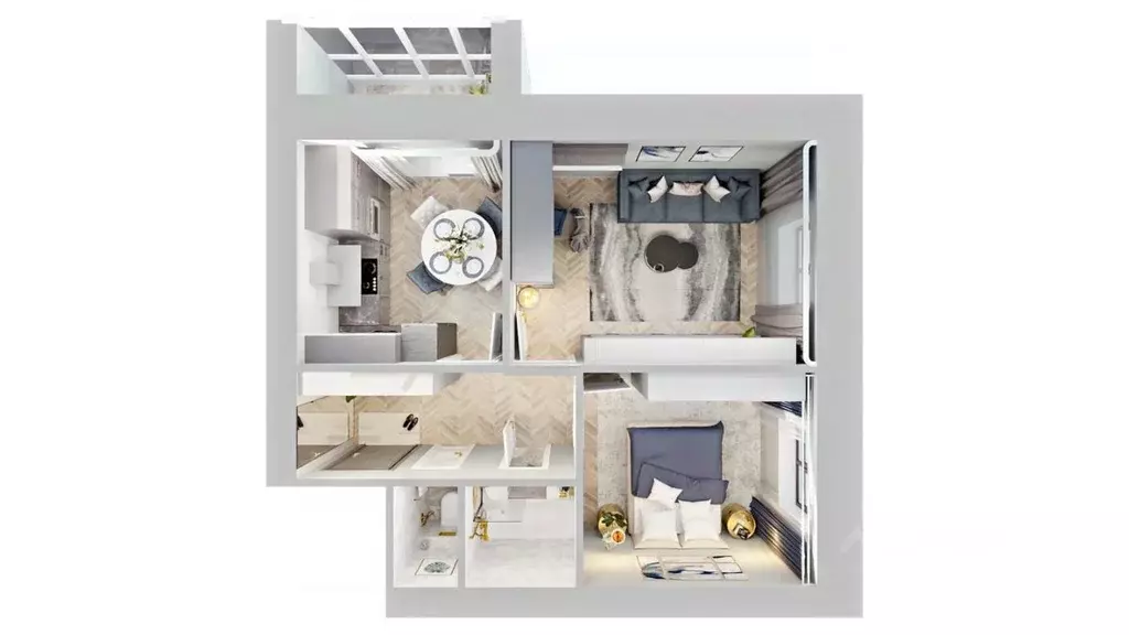 2-к кв. Костромская область, Кострома Красноармейская ул. (51.6 м) - Фото 2