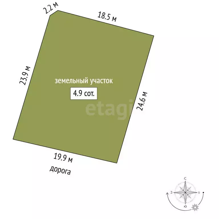 Участок в Архангельская область, Приморский муниципальный округ, СНТ ... - Фото 1