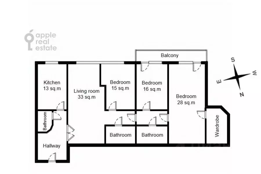4-к кв. Москва Студенецкий пер., 3 (140.0 м) - Фото 2