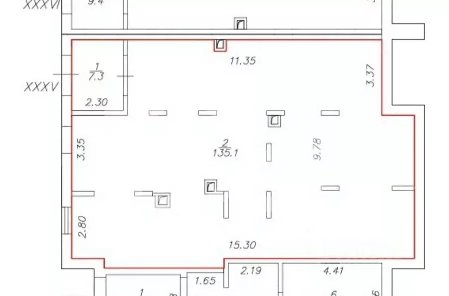 Помещение свободного назначения в Москва Феодосийская ул., 7к5 (142 м) - Фото 2