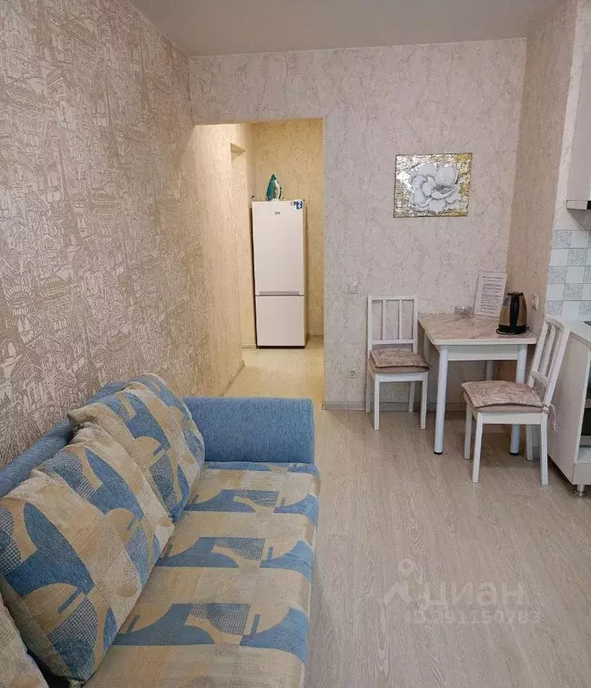 Студия Тюменская область, Тюмень ул. Павла Шарова, 5 (34.0 м) - Фото 2