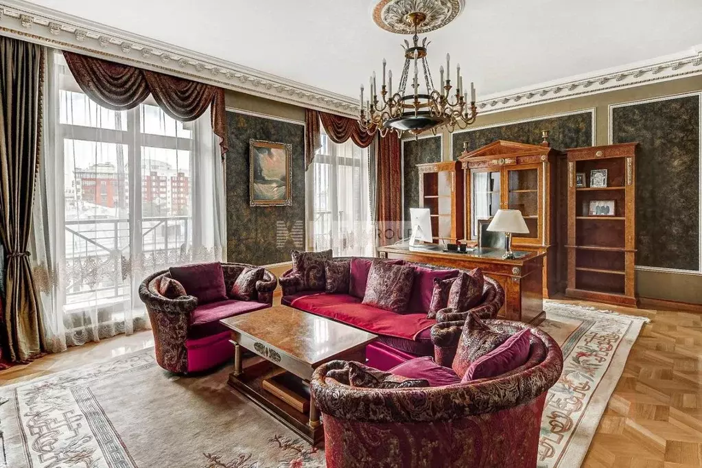 6-к кв. Москва ул. Малая Полянка, 2 (355.0 м) - Фото 1