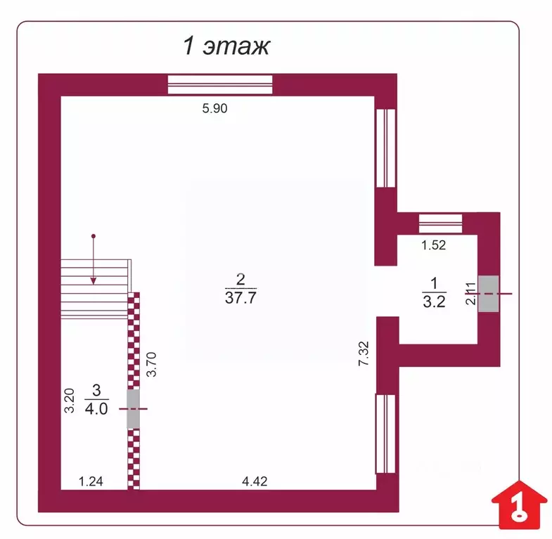 Дом в Омская область, Омск Локомотив СНТ, 237 (89 м) - Фото 2