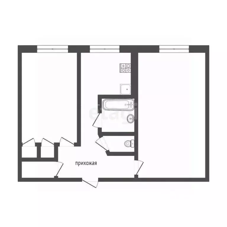 2-к кв. Камчатский край, Петропавловск-Камчатский ул. Автомобилистов, ... - Фото 2