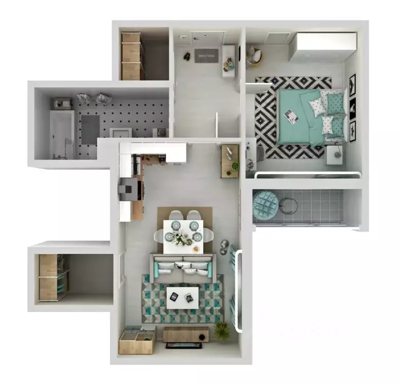 2-к кв. Московская область, Балашиха Гагарина мкр, ул. Проектная, 4 ... - Фото 2