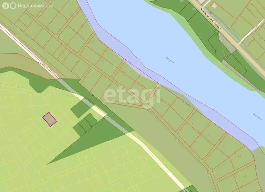 Участок в Чемальский район, село Анос (10.15 м) - Фото 1