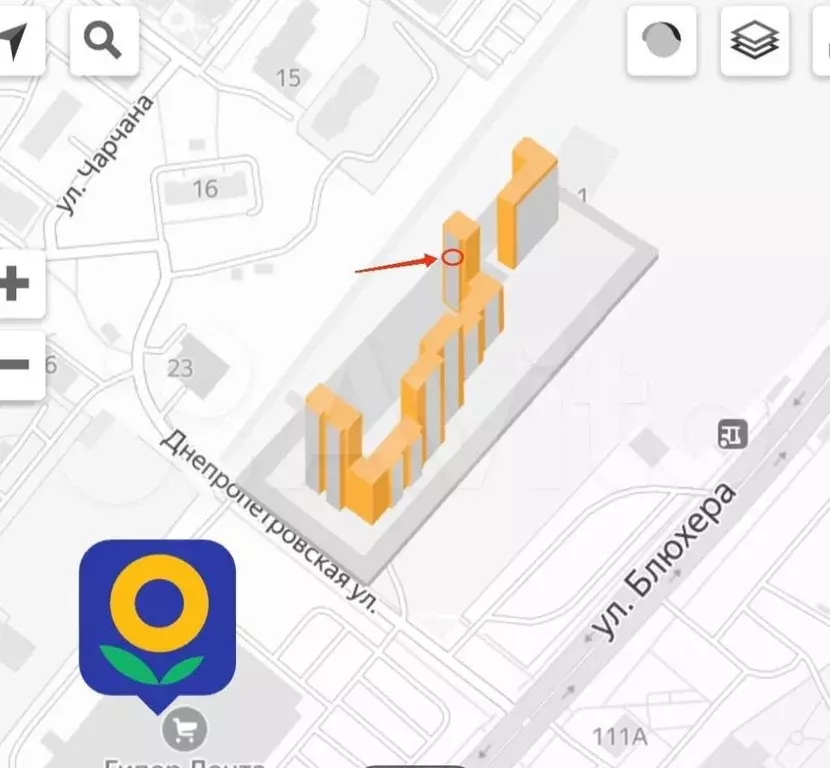 1-к кв. Челябинская область, Челябинск Днепропетровская ул., 5.3 (45.0 ... - Фото 1