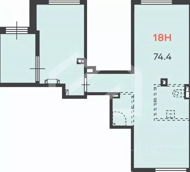 Помещение свободного назначения в Москва ул. Олеко Дундича, 31к1 (74 ... - Фото 2