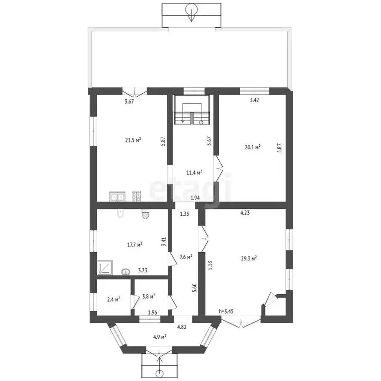 Дом в Доброе, Вишнёвый переулок (229 м) - Фото 2