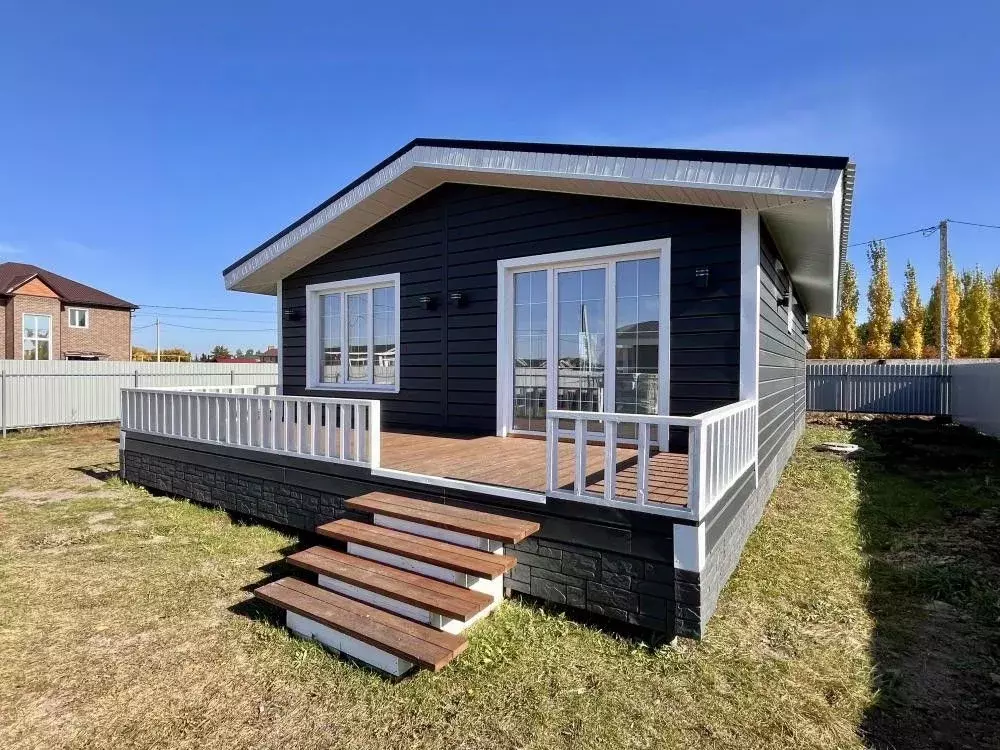 Дом в Омская область, Омский район, с. Пушкино ул. Ленина (80 м) - Фото 2