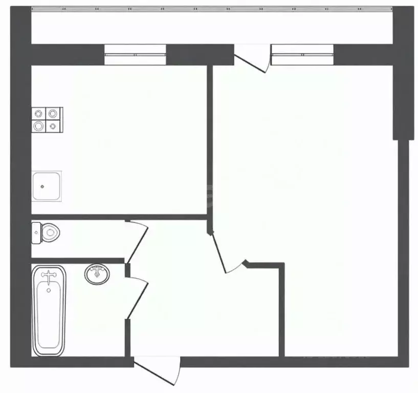 1-к кв. Ярославская область, Ярославль Корабельная ул., 14 (32.0 м) - Фото 0