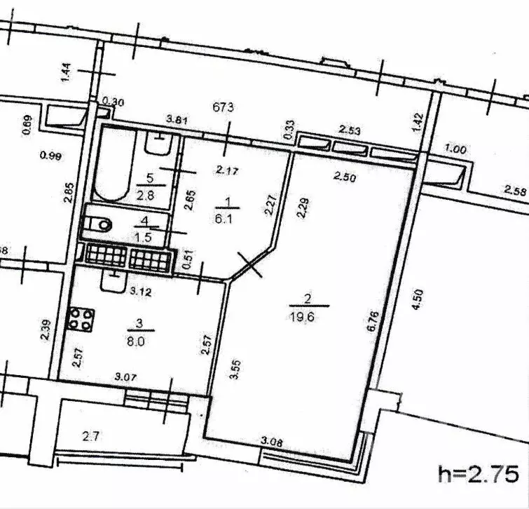 1-комнатная квартира: Санкт-Петербург, Туристская улица, 22Б (38 м) - Фото 2