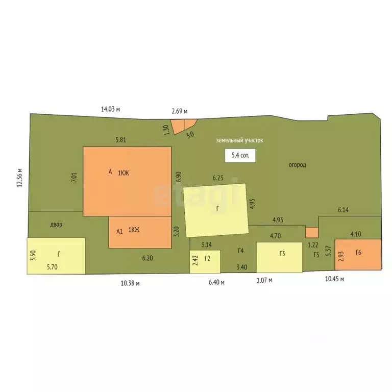 Дом в Башкортостан, Стерлитамак Северный мкр, ул. Юбилейная (57 м) - Фото 0