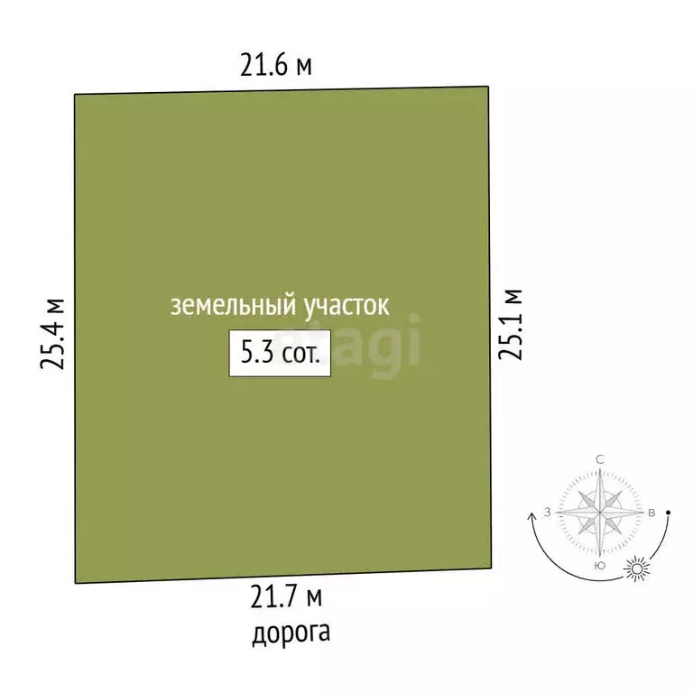 Участок в Белогорск, улица Арзу (5.35 м) - Фото 1