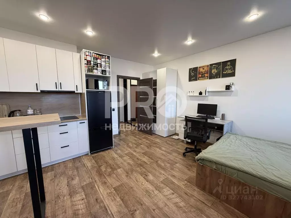 Студия Ярославская область, Ярославль ул. 3-я Жилая, 9 (28.0 м) - Фото 1