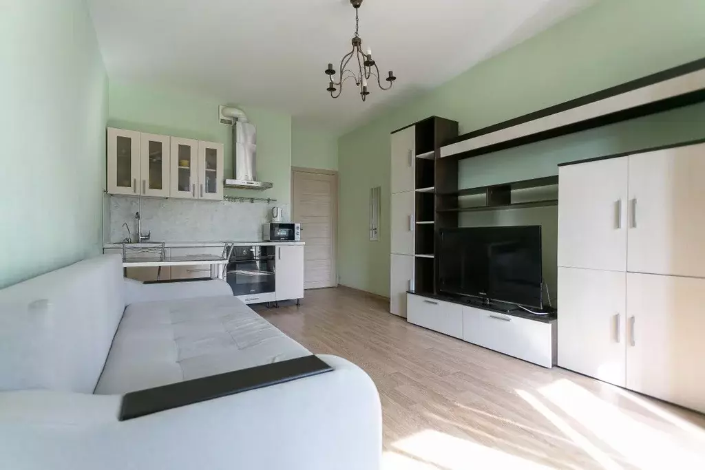 Студия Ленинградская область, Мурино Всеволожский район, бул. ... - Фото 2