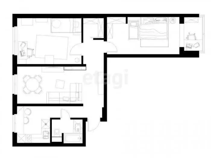 Дом в Казань, улица Коновалова (49.1 м) - Фото 1