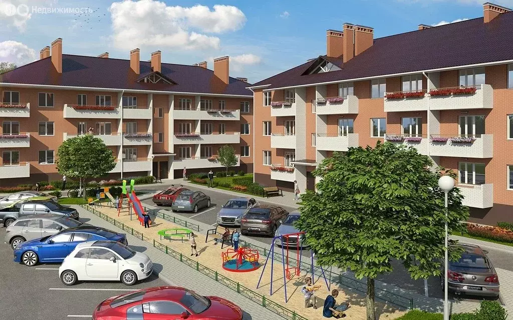 Квартира-студия: аул Новая Адыгея, Бжегокайская улица, 21/2к1 (22.6 м) - Фото 1