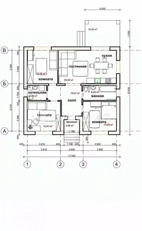 Дом в Белгородская область, Корочанский район, Мелиховское с/пос, с. ... - Фото 2
