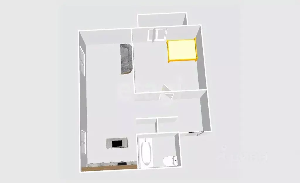 2-к кв. Сахалинская область, Томари Томаринский район, Юбилейная ул., ... - Фото 2