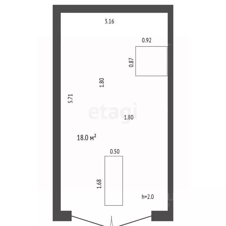 Гараж в Башкортостан, Стерлитамак ул. Сагитова, 1Г (18 м) - Фото 1