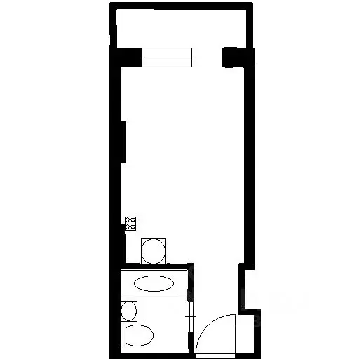 Студия Воронежская область, Воронеж Ростовская ул., 100БкА (17.6 м) - Фото 2
