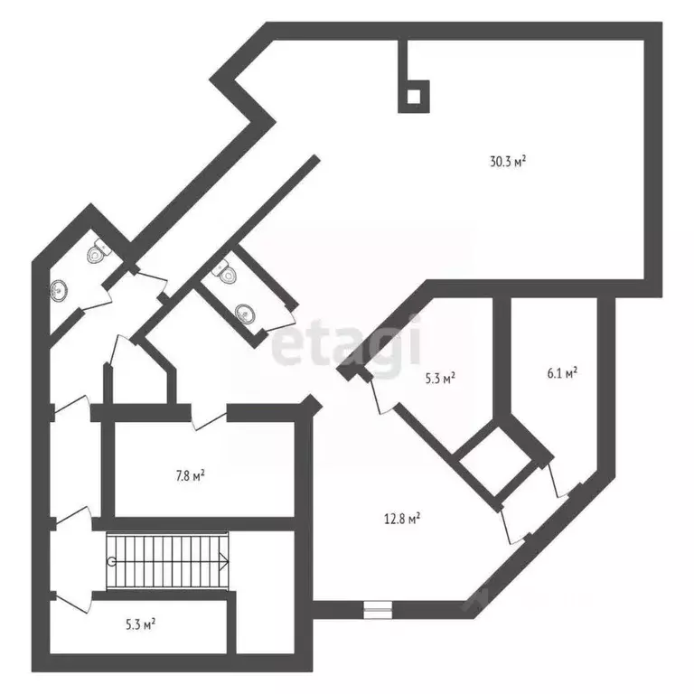 Офис в Новосибирская область, Новосибирск Владимировская ул., 2/1 (198 ... - Фото 2