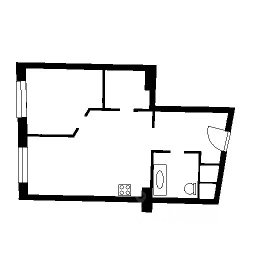 2-к кв. Москва Электролитный проезд, 16к7 (50.5 м) - Фото 2