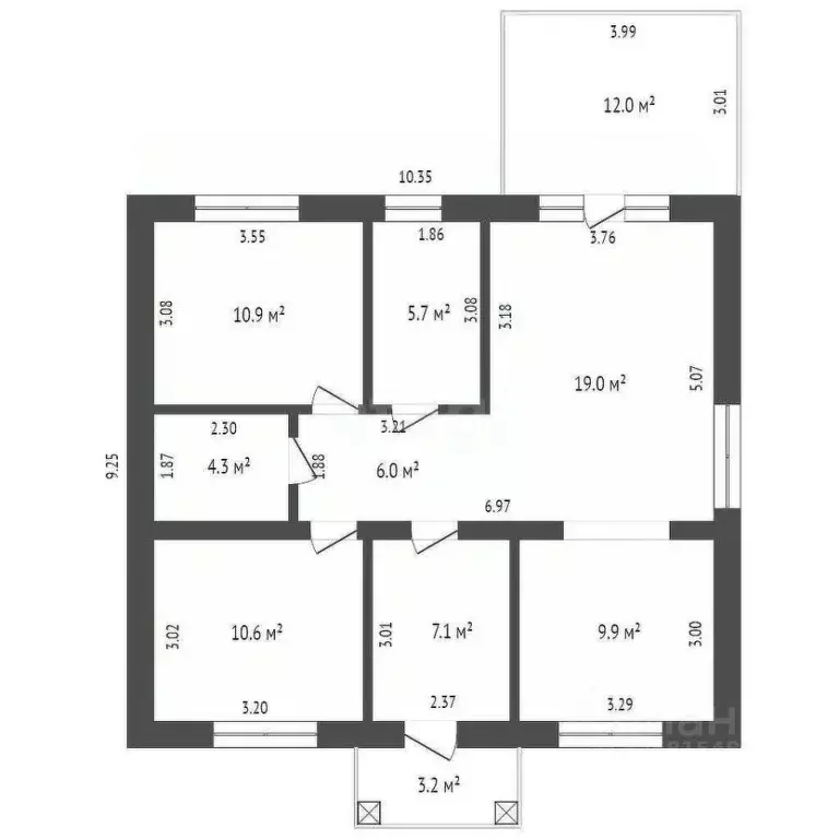 Дом в Тюменская область, Тюмень Сигнал садовое товарищество, ул. ... - Фото 1