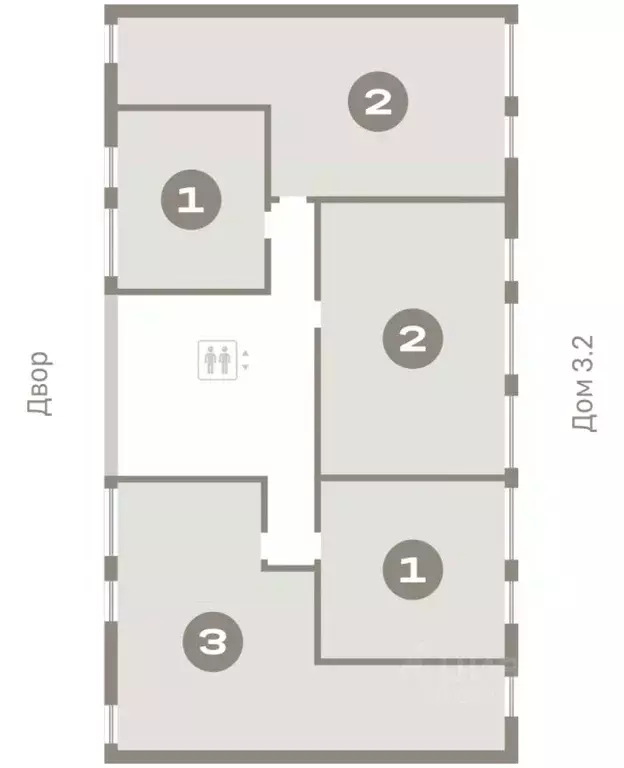 2-к кв. Тюменская область, Тюмень ул. Республики, 205к3 (66.8 м) - Фото 2
