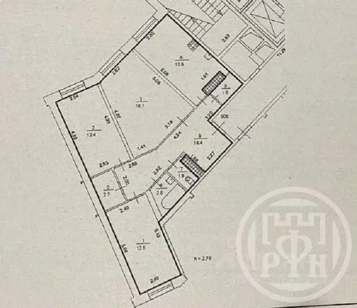 3-к кв. Санкт-Петербург Ленинский просп., 51 (79.8 м) - Фото 2