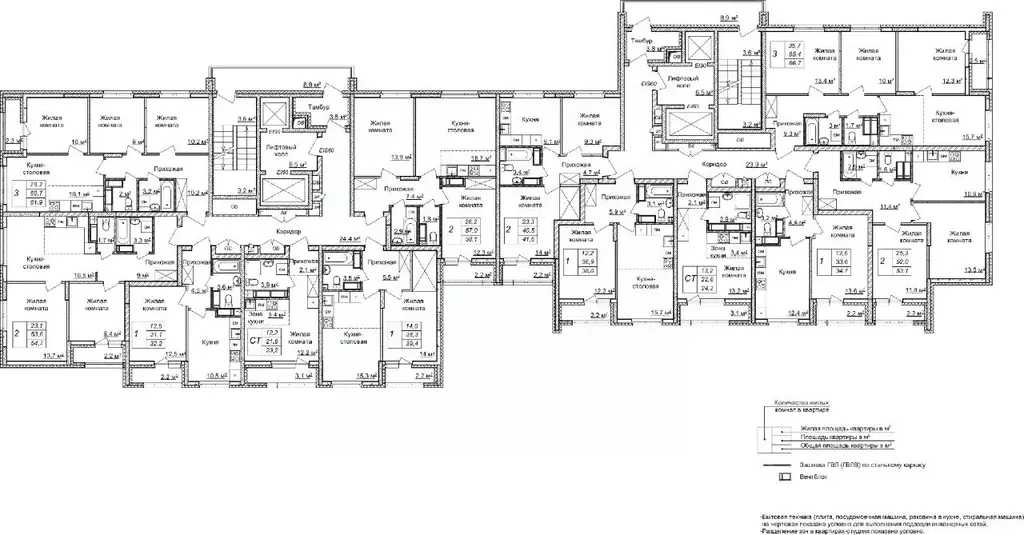 3-к кв. Нижегородская область, Нижний Новгород Кузнечиха Город жилой ... - Фото 2