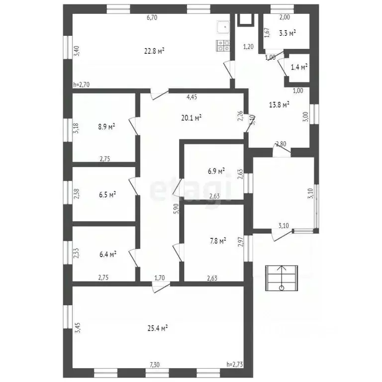 Дом в Брянская область, Карачев ул. Калинина (124 м) - Фото 2