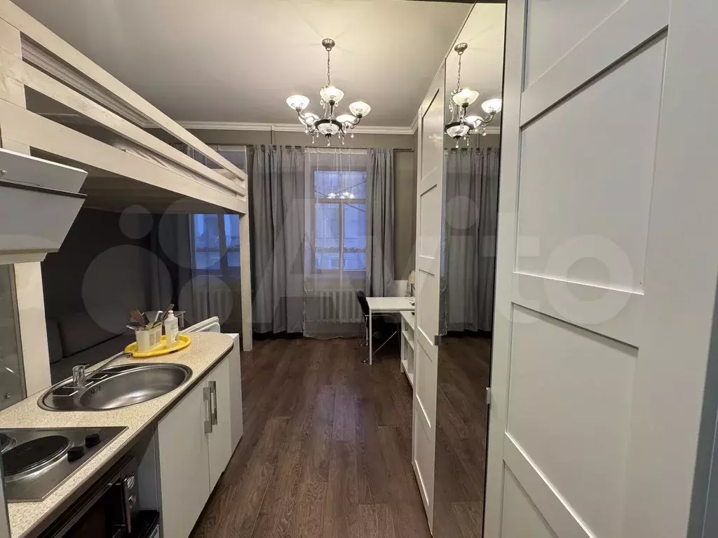 Апартаменты-студия, 23 м, 3/4 эт. - Фото 1