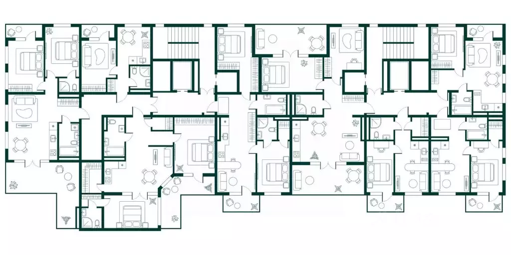 1-к кв. Дагестан, Дербент Новая История жилой комплекс (43.36 м) - Фото 2