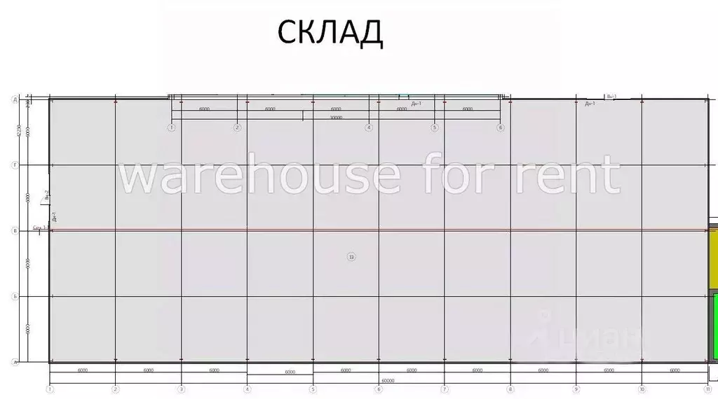 Склад в Московская область, Мытищи ш. Волковское, вл6Ас1 (3250 м) - Фото 1