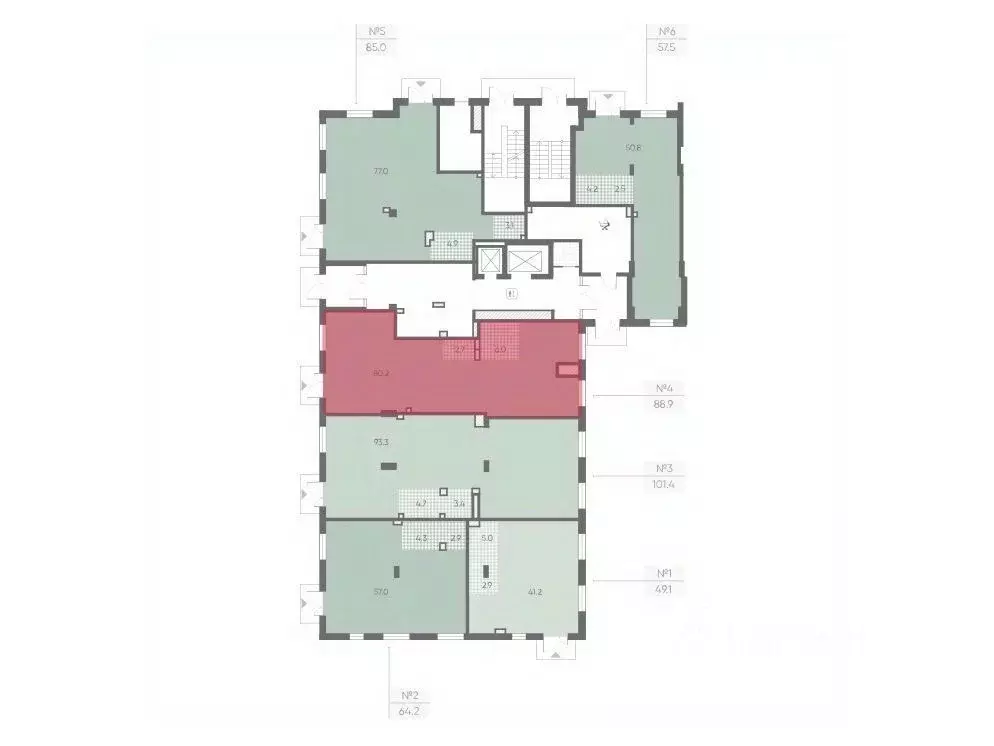 Помещение свободного назначения в Санкт-Петербург Партизанская ул., 5 ... - Фото 2