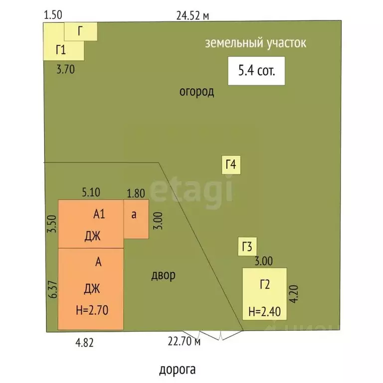 Дом в Омская область, Омск ул. 5-я Северная (43 м) - Фото 1