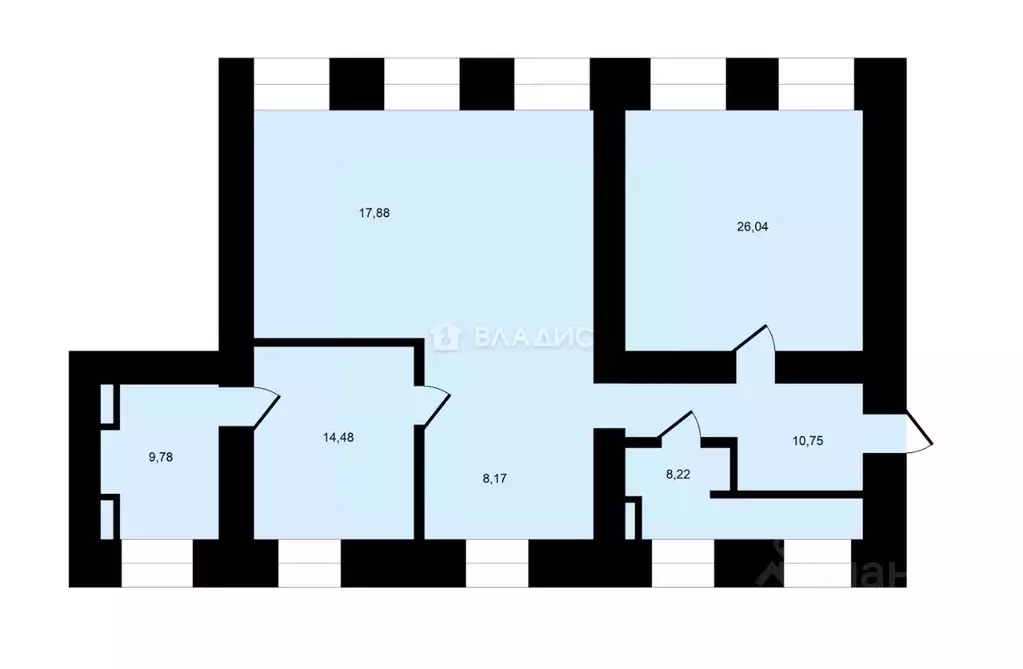 2-к кв. Санкт-Петербург ул. Чайковского, 10 (121.2 м) - Фото 1