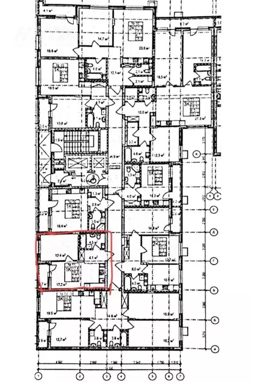 1-к кв. Нижегородская область, Нижний Новгород просп. Гагарина, 36к4 ... - Фото 2