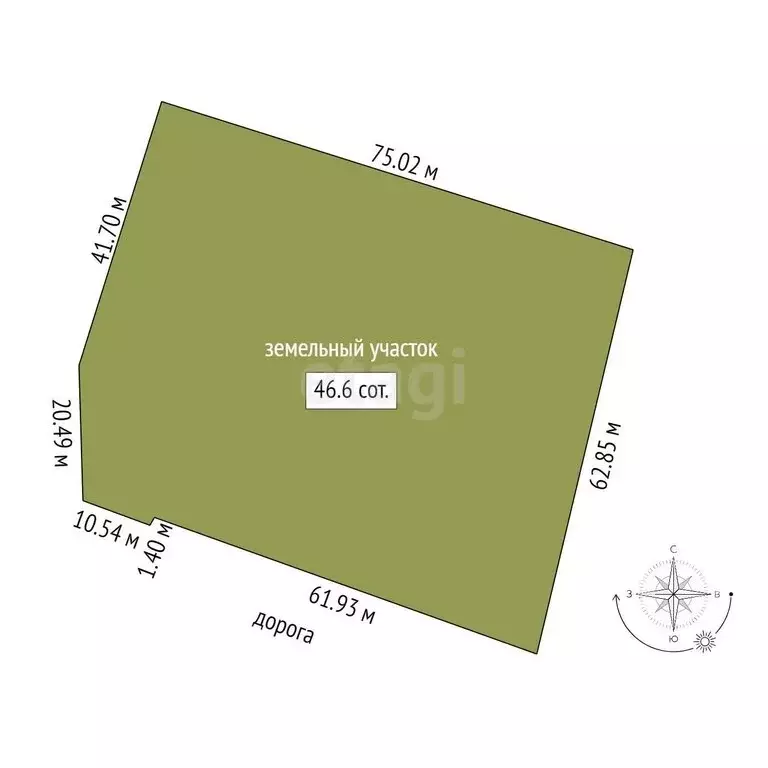 Участок в Приморский, Степной переулок (46 м) - Фото 2